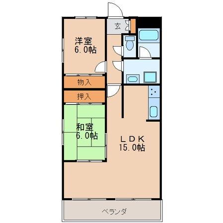 メゾンドール上泉の物件間取画像